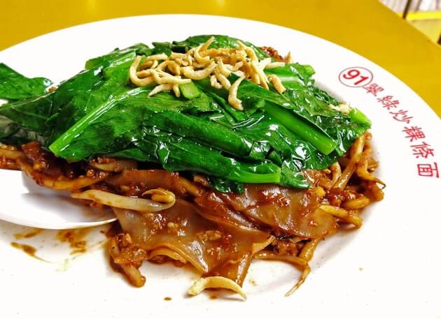 top 5 places to eat Char Kway Teow in Singapore food center hawker address
